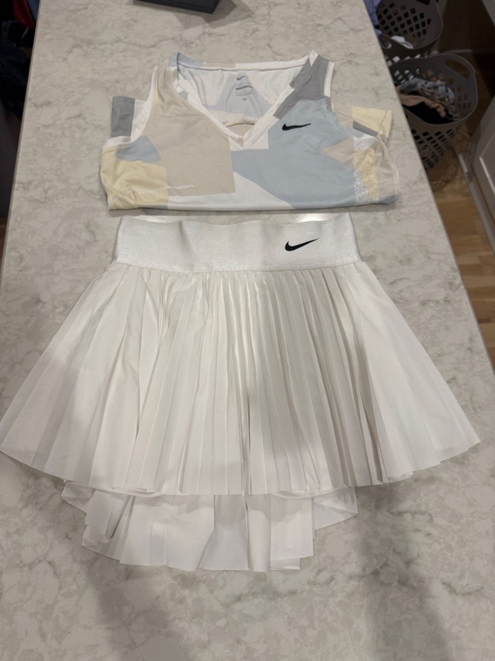 Nike tennis skirt and tank top set, size Small